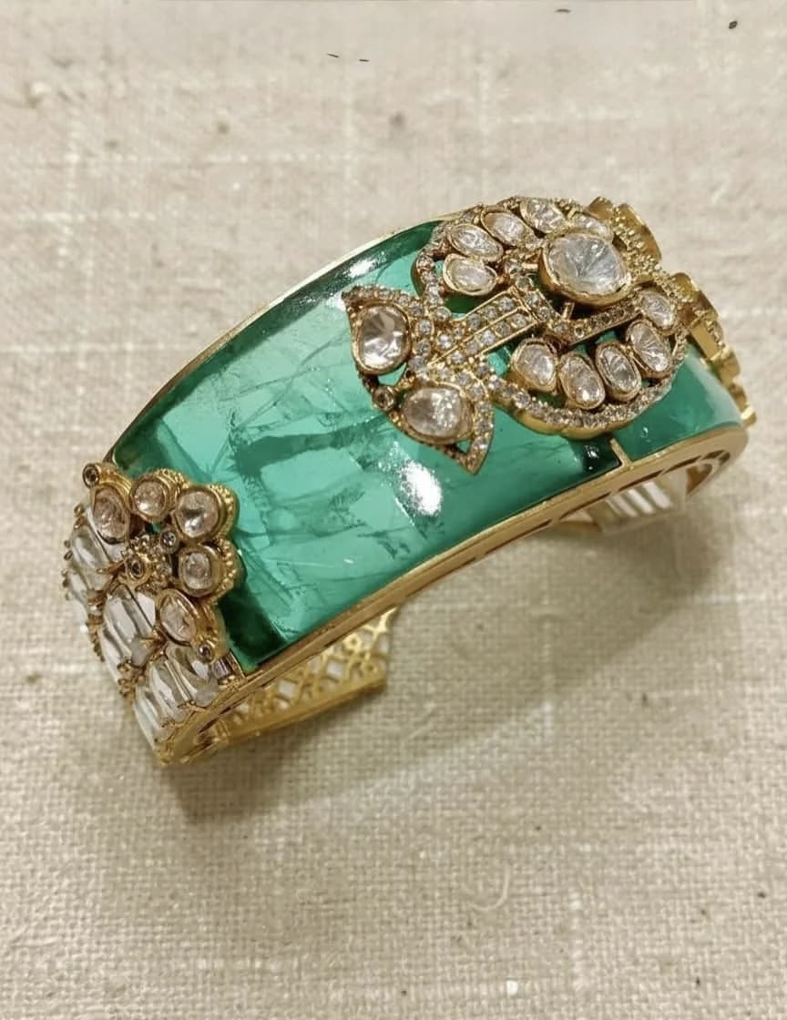 Panna Kundan Cuff – view 1